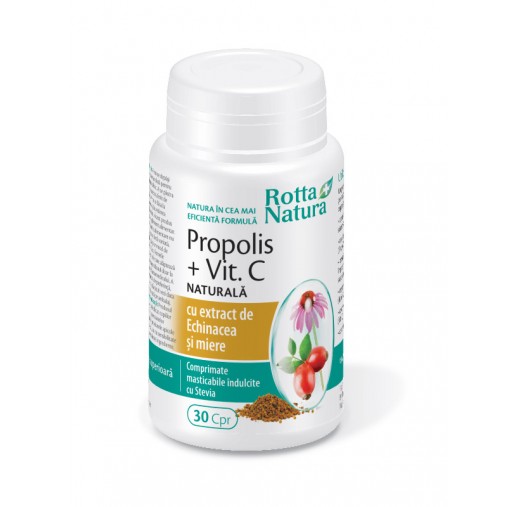 Propolis + Vitamina C Rotta Natura 30cps