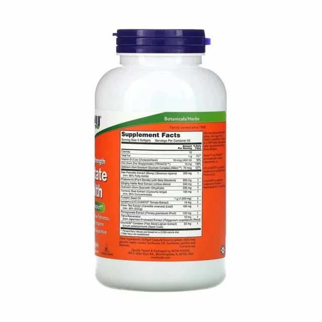 Prostate Health Clinical Strength 180 Softgels Now Foods