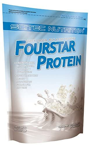 Proteina din Zer FourStar Protein Aroma Iaurt Quark 500 grame Scitec Nutrition