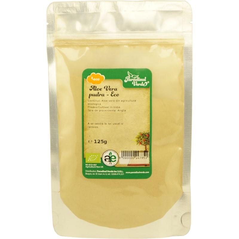 Pudra de Aloe Vera Bio 125 grame Paradisul Verde