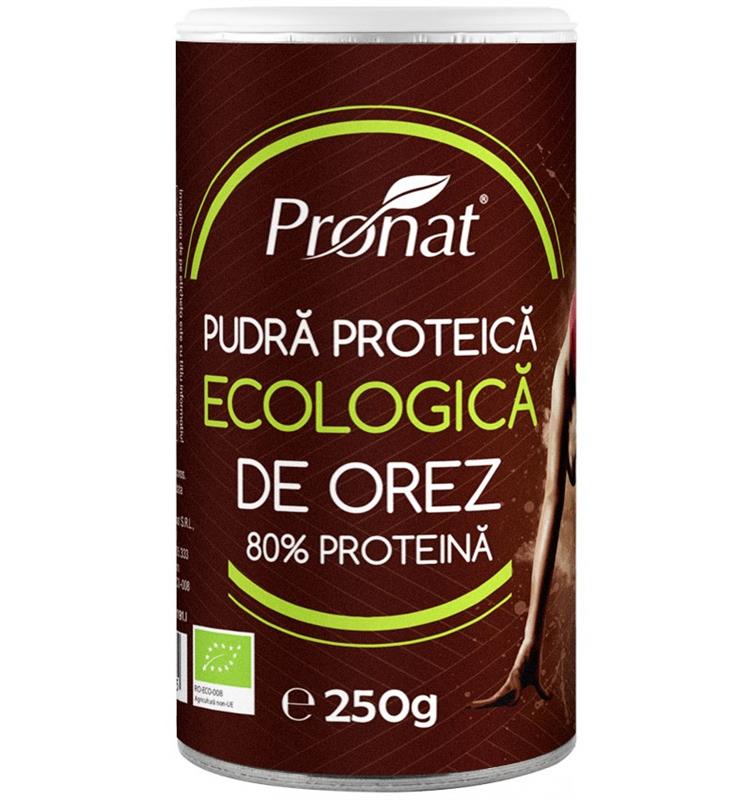 Pudra Proteica de Orez Bio 250gr Pronat