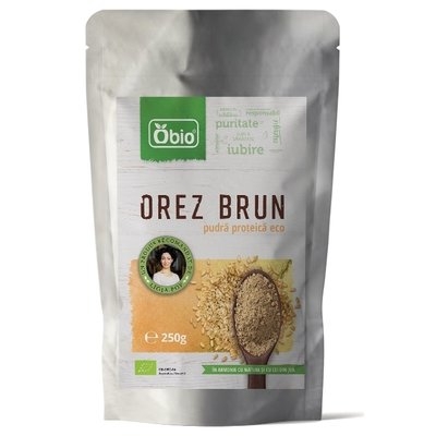 Pudra Proteica din Orez Premium Bio Obio 250gr