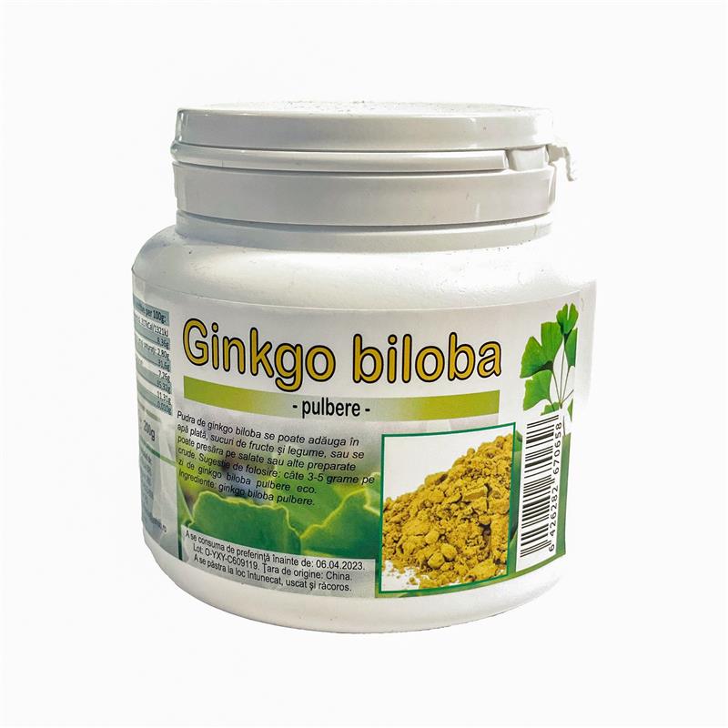 Pulbere de Ginkgo Biloba 200 grame Deco