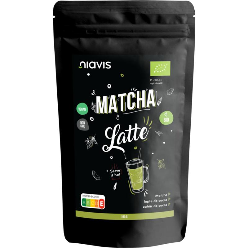Pulbere Matcha Latte Bio 150 grame Niavis