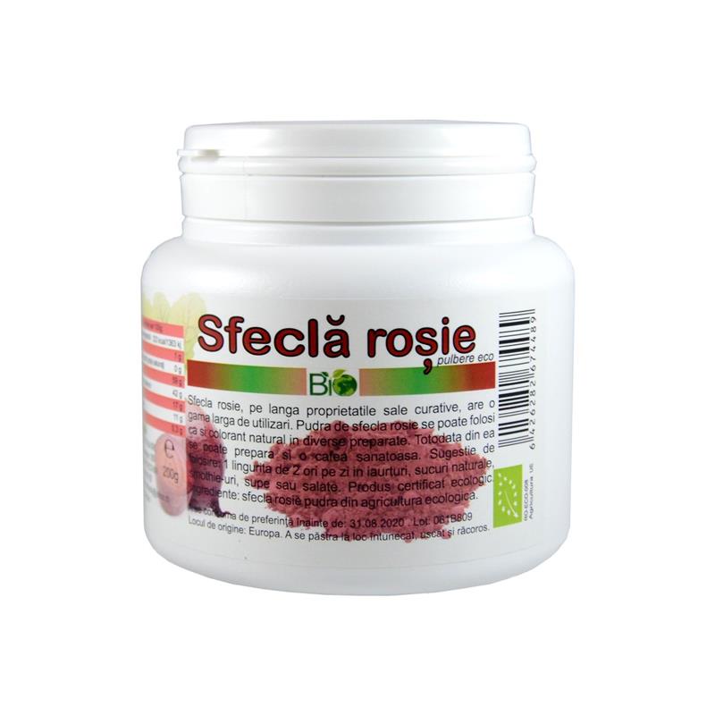 Pulbere Sfecla Rosie Bio 200 grame Deco Italia