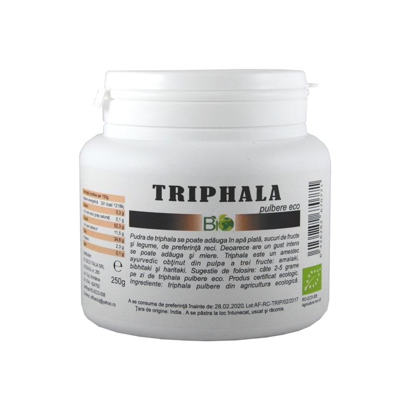 Pulbere Triphala Bio 250 grame Deco Italia