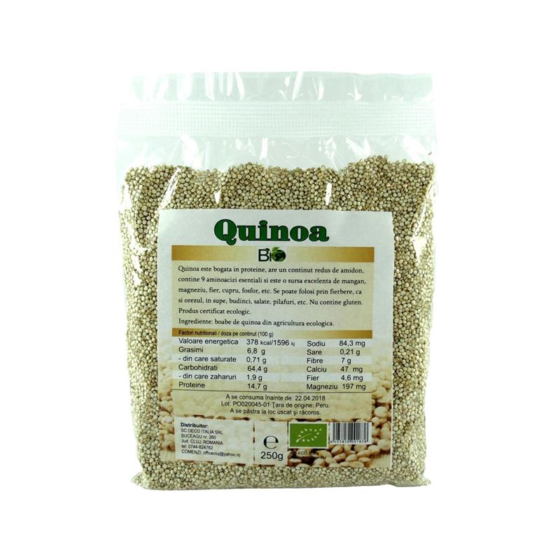 Quinoa Alba Bio 250 grame Deco Italia