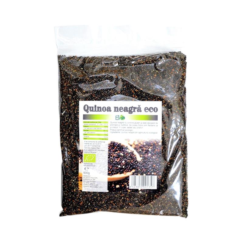 Quinoa Neagra Bio 500 grame Deco Italia