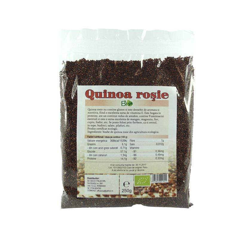 Quinoa Rosie Bio 250 grame Deco Italia