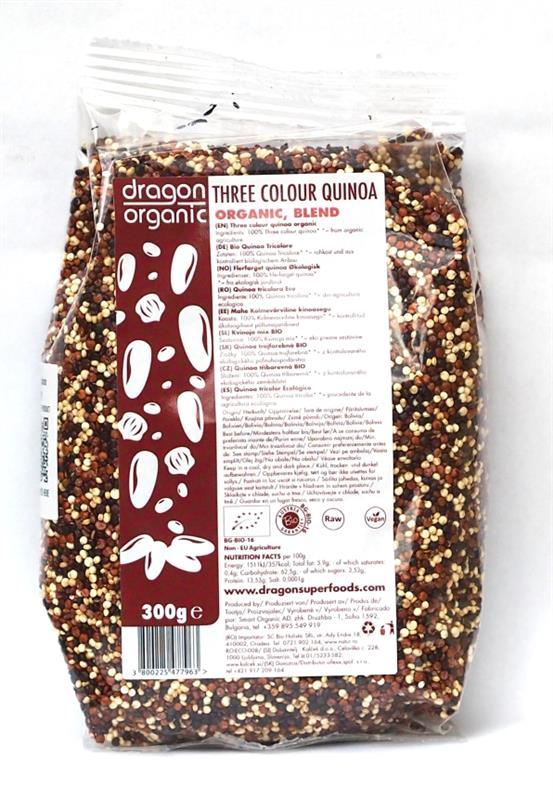 Quinoa Tricolora Bio Dragon Superfoods 300gr