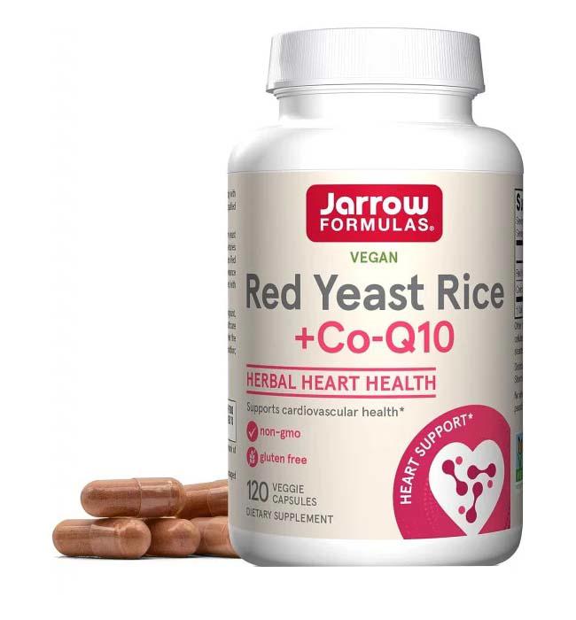 Red Yeast Rice (Drojdie de Orez Rosu) + Coenzima Co-Q10 120 capsule Jarrow Formulas