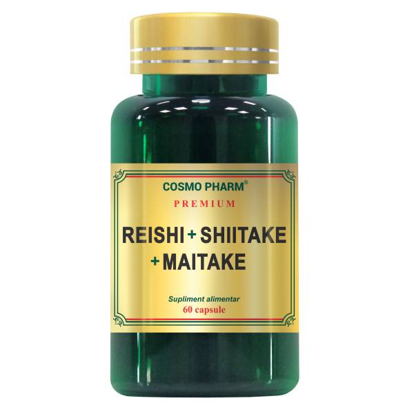 Reishi Shiitake Maitake 60cps Cosmo Pharm