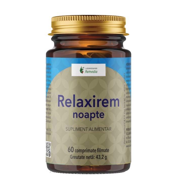 Relaxirem Noapte 60 comprimate Laboratoarele Remedia