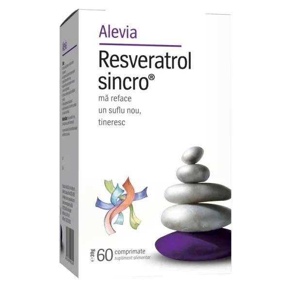 Resveratrol Sincro 60 comprimate Alevia