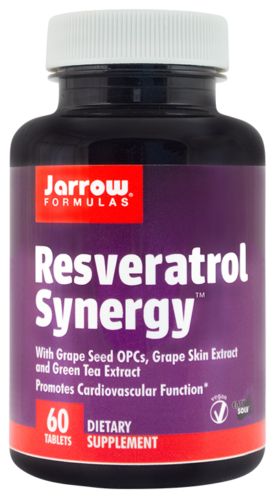 Resveratrol Synergy Jarrow Formulas Secom 60tb