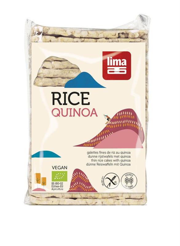 Rondele de Orez Expandate cu Quinoa Bio Lima 130gr