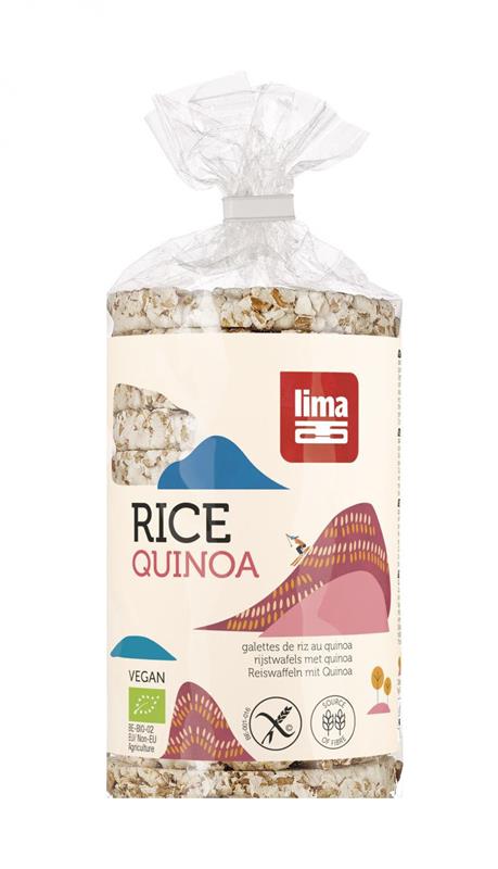 Rondele din Orez Expandat cu Quinoa Bio Lima 100gr