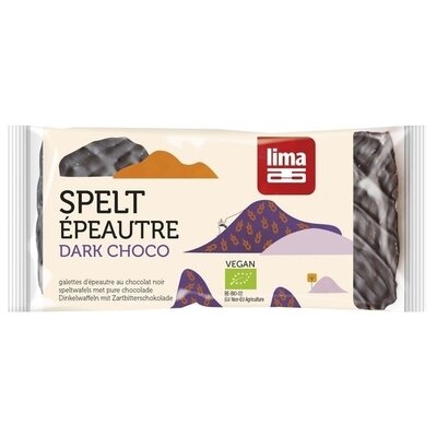 Rondele din Spelta Expandata cu Ciocolata Neagra Bio 90gr Lima