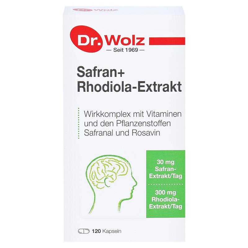 Safran + Rhodiola Extract 120 capsule Dr.Wolz