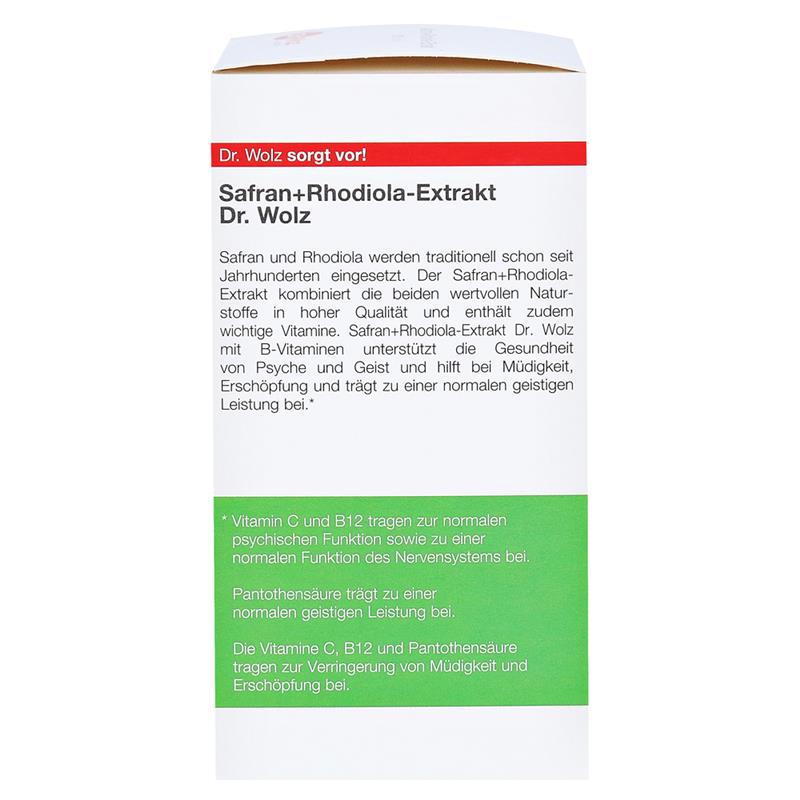 Safran + Rhodiola Extract 120 capsule Dr.Wolz