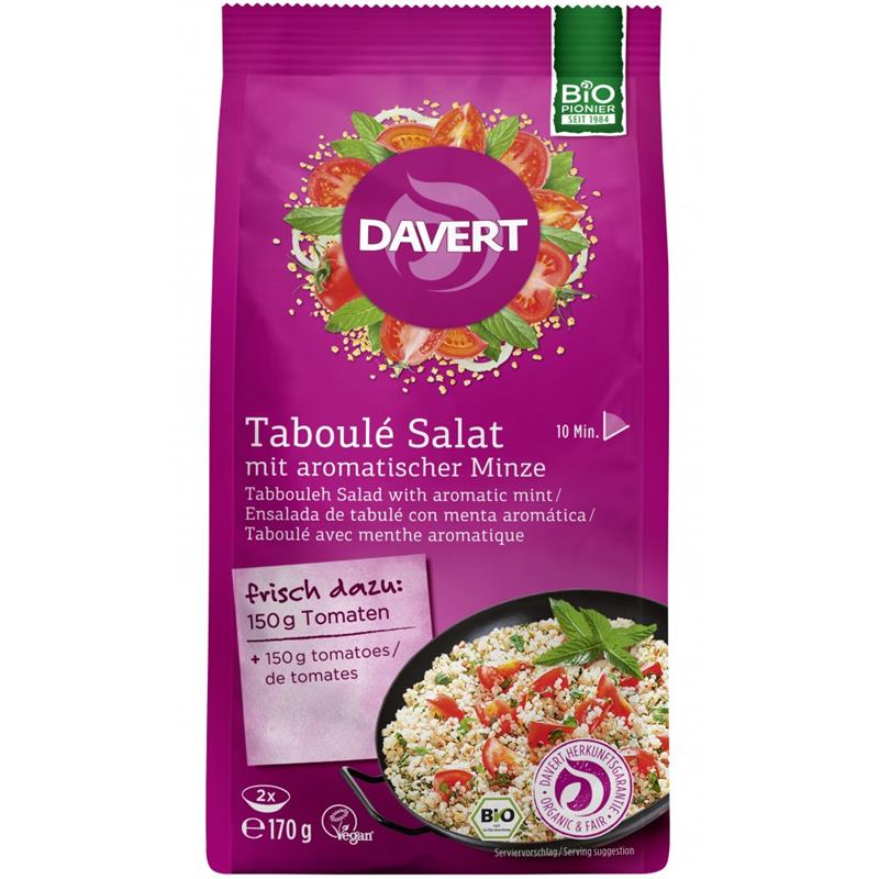 Salata Taboule cu Menta Bio 170 grame Davert