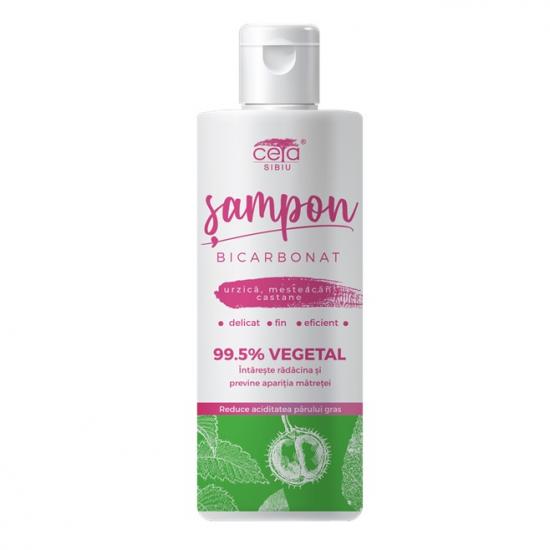 Sampon 99.5% Vegetal cu Bicarbonat 200 mililitri Ceta