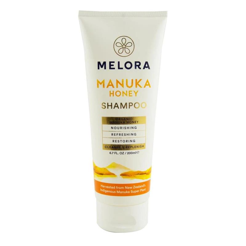 Sampon de Par cu Miere de Manuka Bio si Suc de Aloe Vera Bio Melora 200ml New Zealand