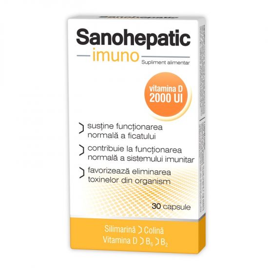 Sanohepatic Imuno 30 capsule Zdrovit
