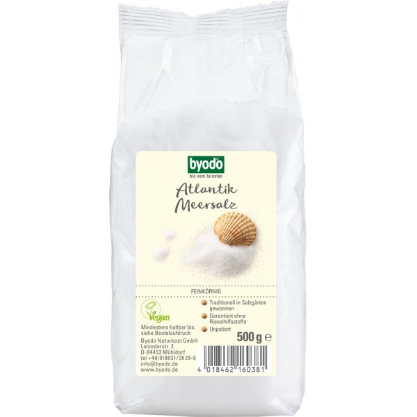 Sare de Atlantic Fina Neiodata 500gr Byodo