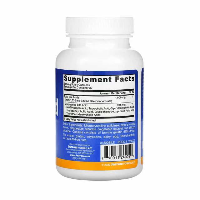 Saruri Biliare Bile Acid Factors 120 capsule  Jarrow Formulas