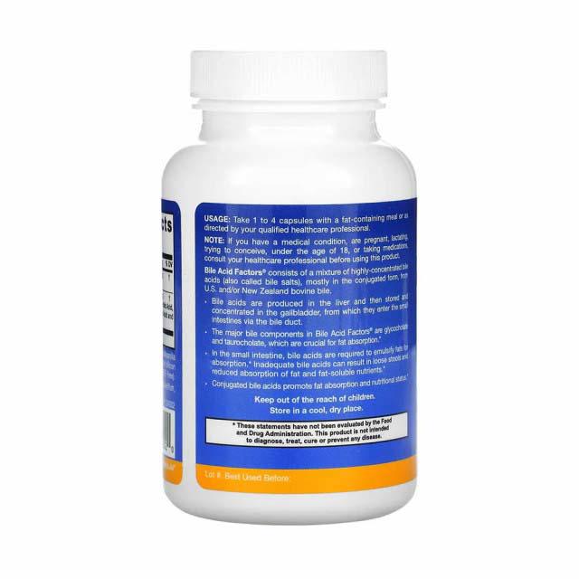 Saruri Biliare Bile Acid Factors 120 capsule  Jarrow Formulas