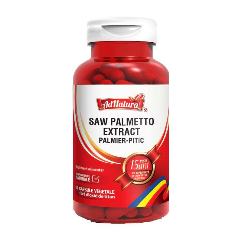 Saw Palmetto Extract Palmier Pitic 60 capule Adnatura