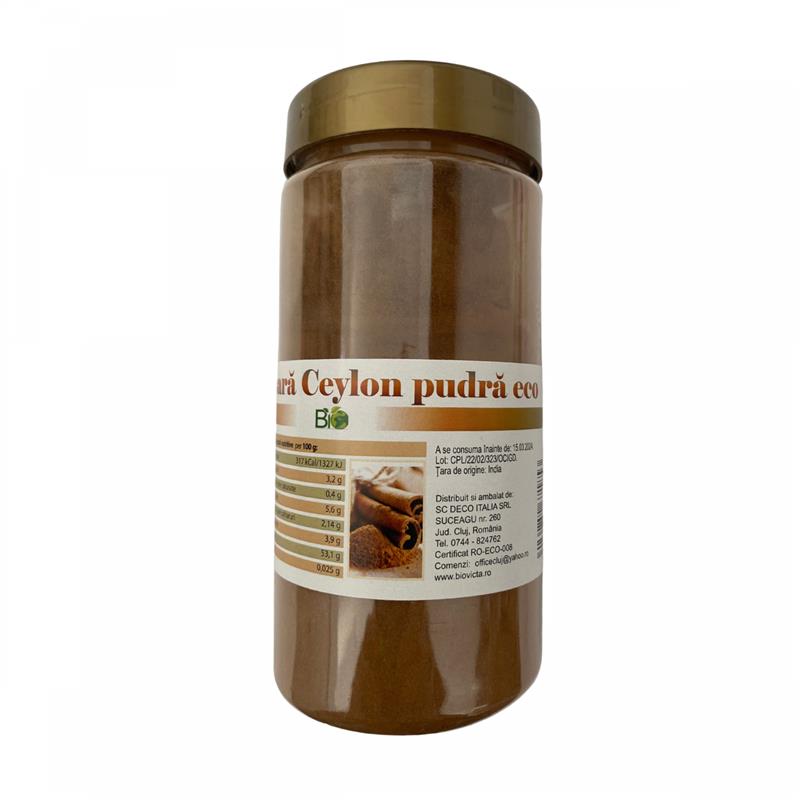 Scortisoara Pudra Ceylon Bio 120 grame Deco