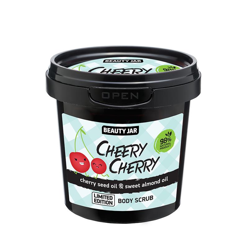 Scrub Corporal cu Ulei de Cirese si Migdale Dulci Cherry Cherry 200 grame Beauty Jar