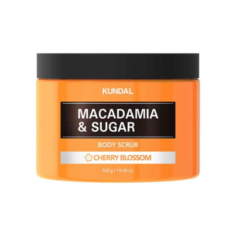 Scrub Natural Hidratant cu Macadamia si Zahar Cherry Blossom 550 mililitri Kundal