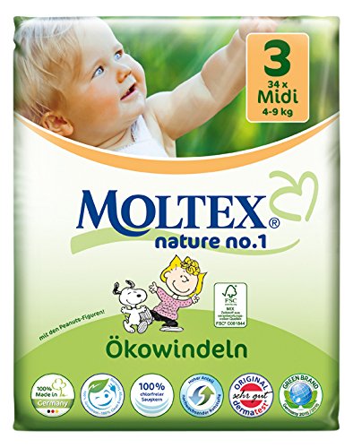 Scutece Eco pentru Bebelusi 4-9kg Nr.3 Moltex 34buc