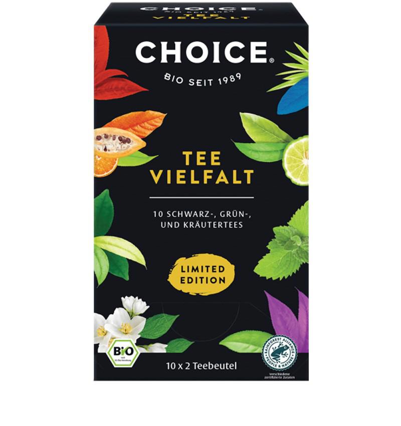 Selectie de Ceai Tea Diversity - 10 Feluri de Ceai Bio x 2 pliculete Choice