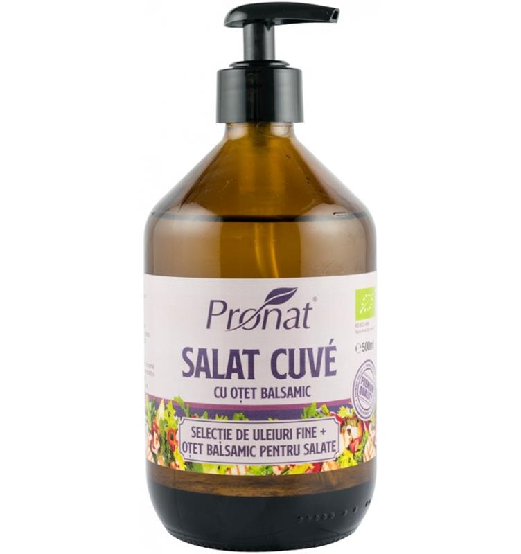 Selectie de Uleiuri si Otet Balsamic Bio pentru Salate Salat Cuve 500 mililitri Pronat