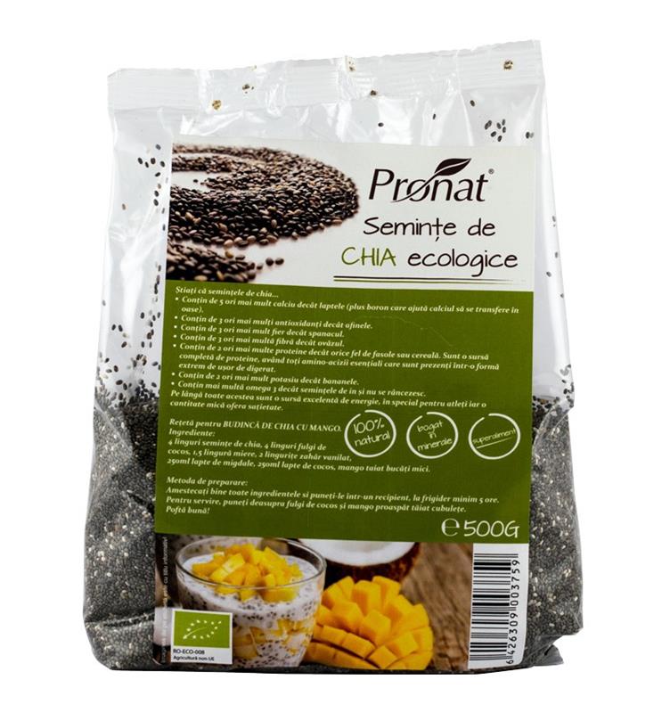 Seminte de Chia Bio Pronat 500gr