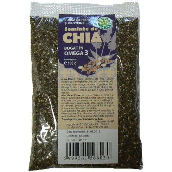 Seminte de Chia Herbavit 100gr