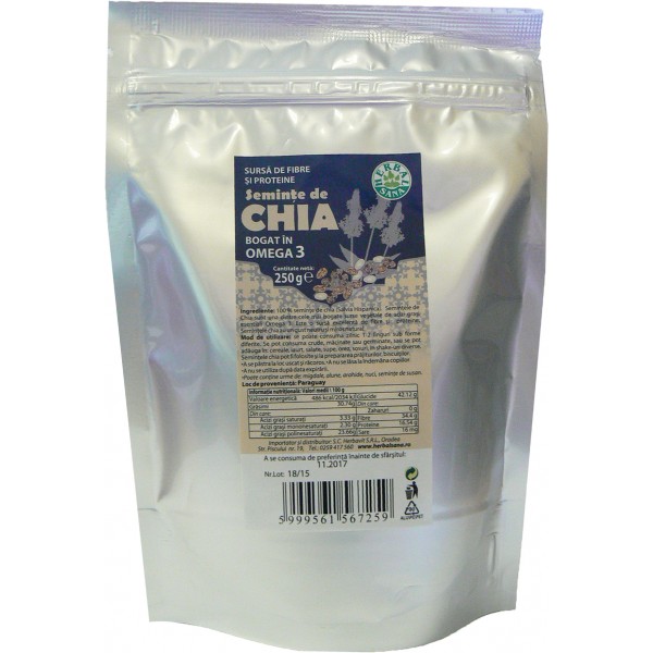 Seminte de Chia Herbavit 250gr