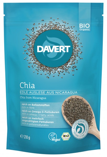 Seminte de Chia Premium Bio 210gr Davert