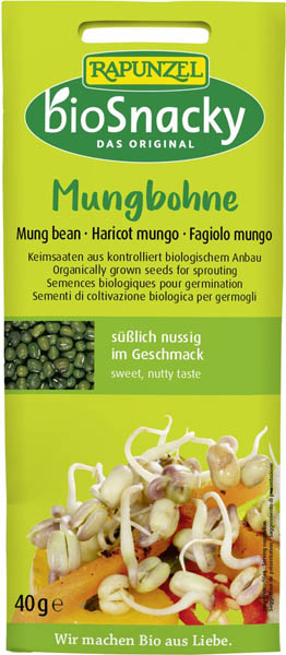 Seminte de Fasole Mung pentru Germinat Bio 40gr Rapunzel