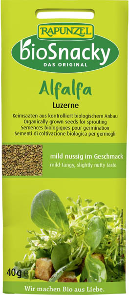 Seminte de Lucerna pentru Germinat Bio 40gr Rapunzel
