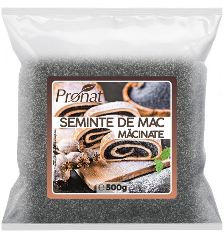 Seminte de Mac Macinate 500 grame Pronat
