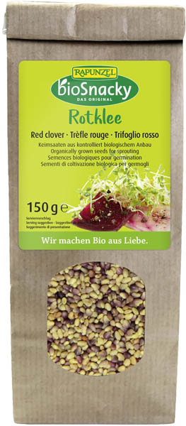 Seminte de Trifoi Rosu pentru Germinat Bio 150gr Rapunzel