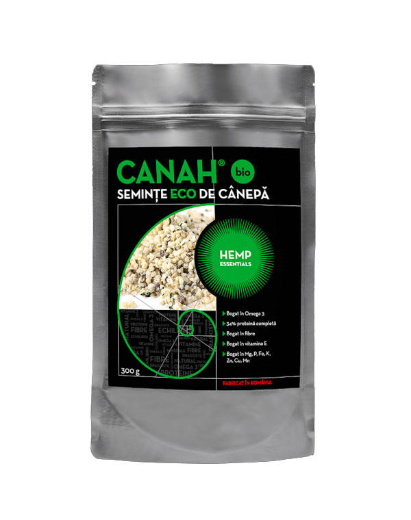 Seminte Decorticate Canepa Bio Canah 300gr