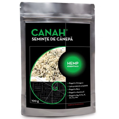 Seminte Decorticate de Canepa Bio Canah 100gr