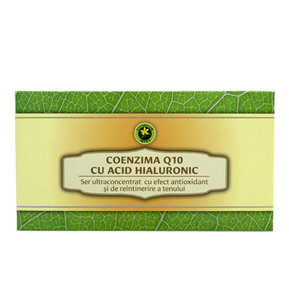 Ser de Reintinerirea Tenului cu Coenzima Q10 si Acid Hyaluronic 12 bucati Hypericum