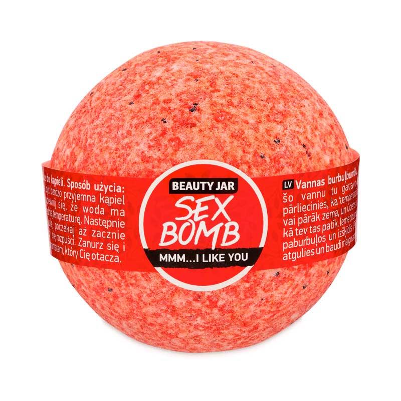 Set de 8 Bile de Baie Efervescente cu Aroma de Capsuni Sex Bomb 8x150 grame Beauty Jar